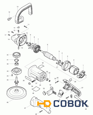 Фото Подшипник шариковый MAKITA 6201LLB