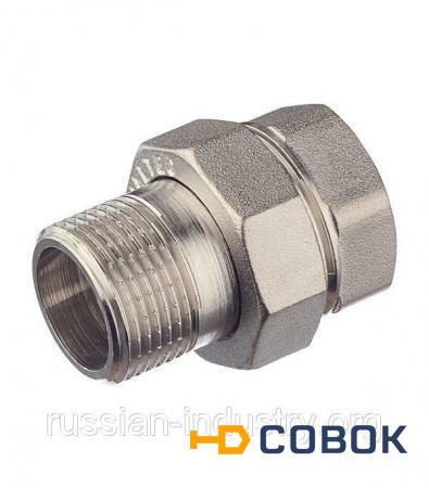 Фото Американка прямая (сгон) 3/4" внутр(г) х 3/4" нар(ш ) Valtec