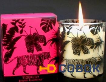 Фото Свеча ароматизированная в инд. упаковке Тигровая лилия