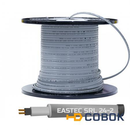 Фото EASTEC SRL 24-2 M=24W (300м/рул.),греющий кабель без оплетки