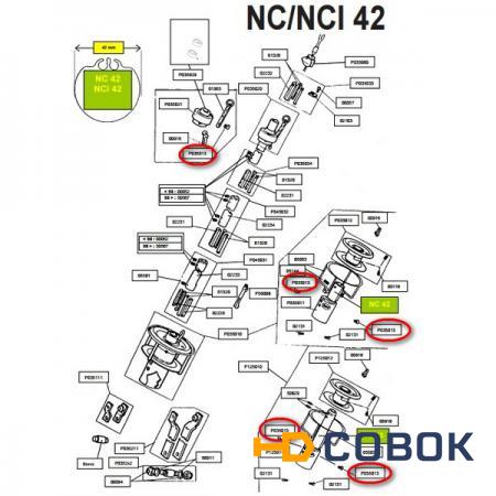 Фото Profurl Самоблокирующийся винт Profurl P035013 для NC/NCI 42