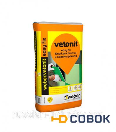 Фото Клей для плитки weber.vetonit easy fix 25 кг