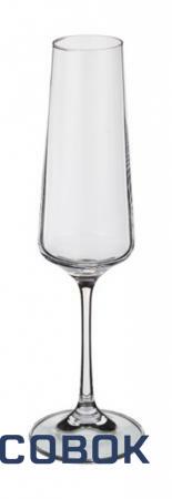 Фото Набор бокалов для шампанского из 6 шт. "наоми" 160 мл. высота=24 см. Crystalite Bohemia (669-157)