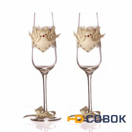 Фото Набор бокалов для шампанского из 2 шт."invitation" (802-178006)