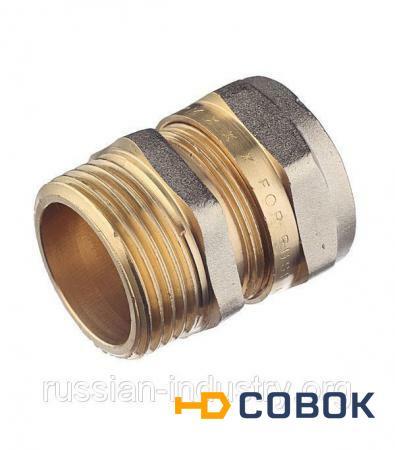 Фото Соединитель прямой 26 обж(ц) х 1" нар(ш)