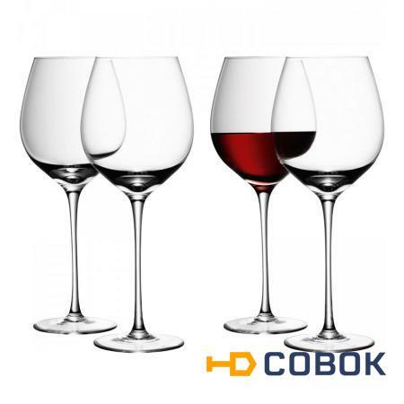 Фото Набор из 4 бокалов для красного вина wine 750 мл (59222)