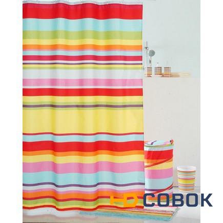 Фото Штора для ванной 290P24RI11 (200х240) Summer Stripes IDDIS