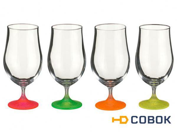 Фото Набор бокалов для коктейлей из 4 шт "neon frozen" 380 мл. Crystalex Cz (674-389)