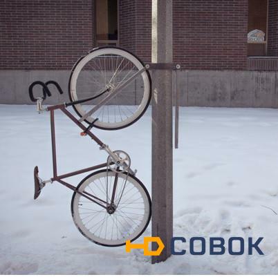 Фото Кронштейн для 2-х велосипедов на столб