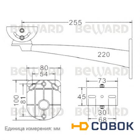 Фото MBF250A кронштейн Beward