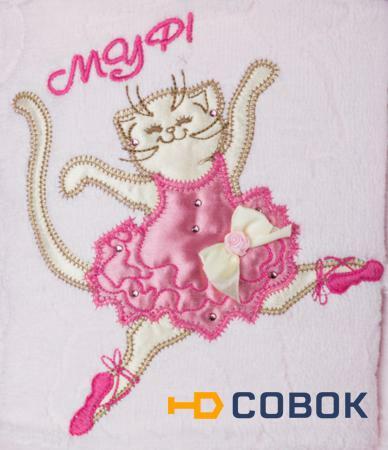 Фото Комплект полотенец "кошки-балерины" 40х70см 2 шт