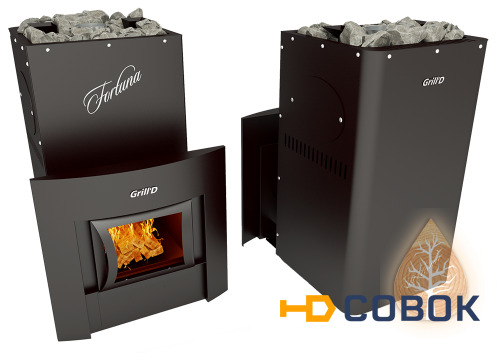 Фото Печь для бани Grill’D Fortuna 280 window black