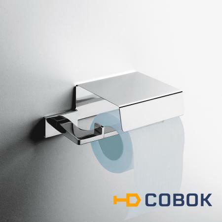 Фото Colombo Design LOOK B1691 Держатель для туалетной бумаги - с крышкой (хром)