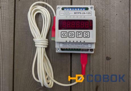 Фото Регулятор температуры/влажности МПРК-24 1 кВт с датчиком темпемпературы и влажности