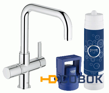 Фото Grohe Blue Pure Смеситель однорычажный для мойки