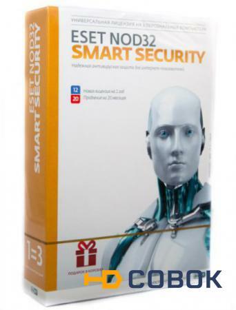 Фото ESET ESET NOD32 Smart Security Family - лицензия на 3 года на 3 устройства (NOD32-ESM-NS(EKEY)-3-3)
