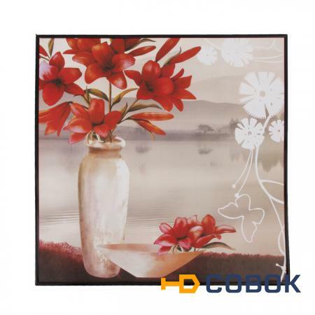 Фото Картины PRORAB Картина постер 48х48см "Лилии в вазе" 1047774