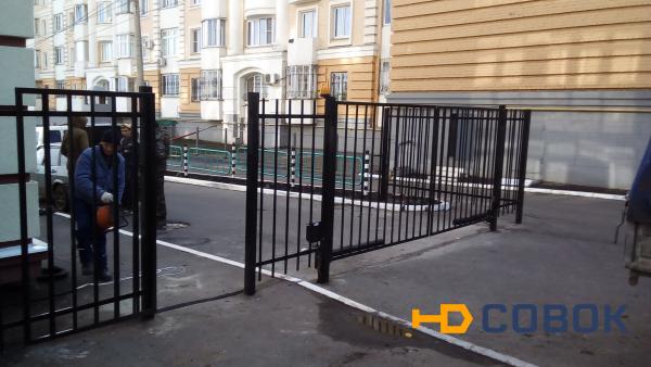 Фото Секционный металлический забор в Саранске. Под ключ от производителя.