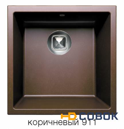 Фото Кварцевая мойка для кухни TOLERO R-128 коричневая код 100239