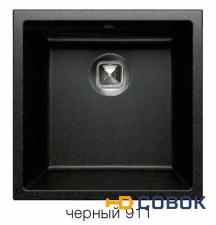 Фото Кварцевая мойка для кухни TOLERO R-128 черная код 100235