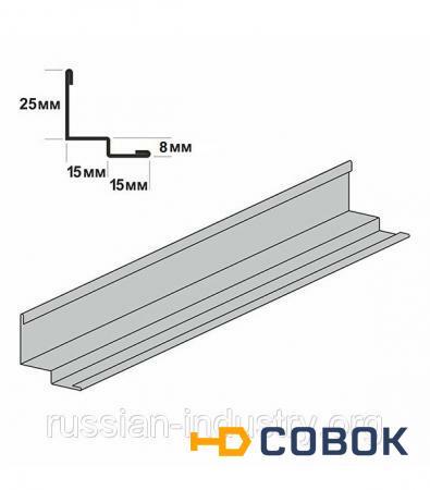 Фото Пристенный кант к подвесному потолку ARMSTRONG Prelude 25x15x3050 мм
