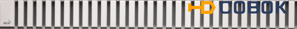 Фото Решетка для лотков AlcaPlast LINE-650M нержавеющая сталь матовая
