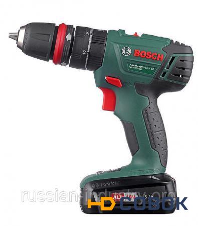 Фото Дрель-шуруповерт аккумуляторная ударная Bosch AdvancedImpact 18V 18 В 1.5 Ач 38 Нм Li-Ion