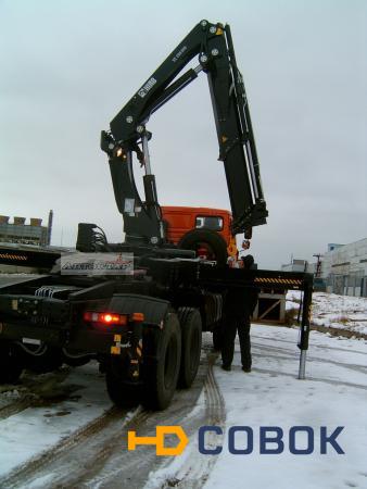 Фото КМУ кран-манипулятор HIAB XS 288 Duo на КамАЗ 65111