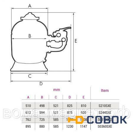 Фото Фильтр Hayward ProSide S0360S (D880)