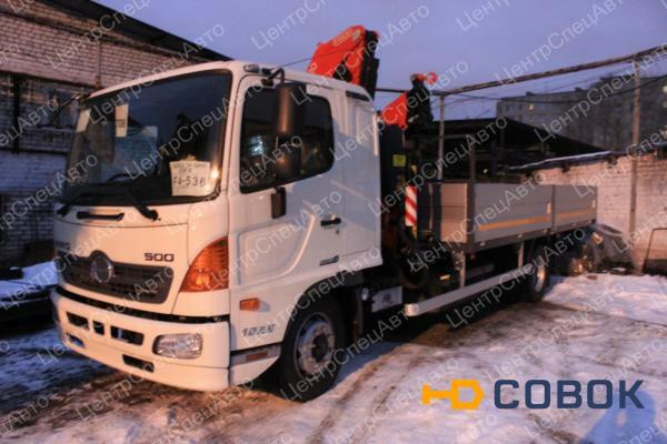 Фото Hino 500 с КМУ Fassi 110