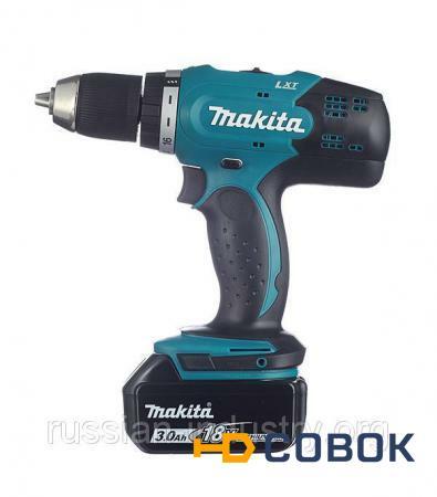 Фото Дрель-шуруповерт аккумуляторная Makita DDF453RFE 18 В 3.0 Ач 42 Нм Li-Ion