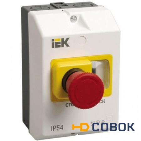 Фото Оболочка защитная с кнопкой "СТОП" IP54; DMS11D-PC55