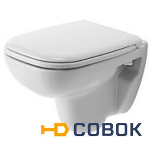 Фото Унитаз подвесной Duravit D-Code 22110900002 укороченный с крышкой микролифт