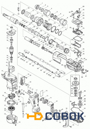 Фото Прокладка цилиндра MAKITA HR4011C п.12