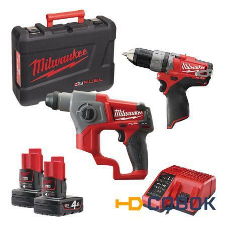 Фото Milwaukee M12 CPP2B-402C Набор Аккумуляторных инструментов