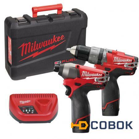 Фото Milwaukee M12 PP2A-202C Набор Аккумуляторных инструментов