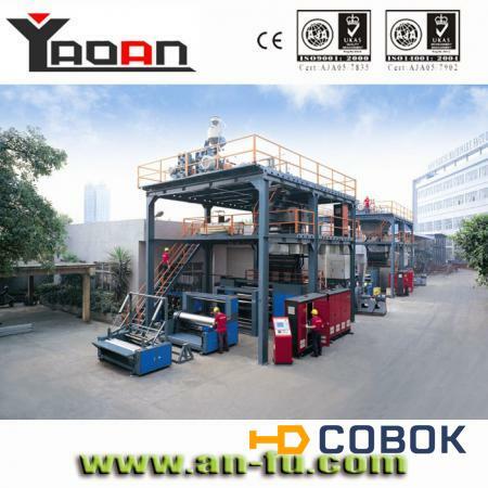 Фото Экструдер по производству нетканых материалов из ПП