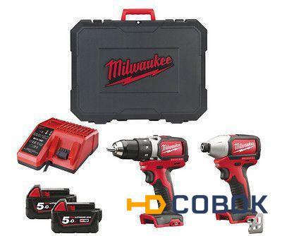 Фото Milwaukee M18 BLPP2A-502C Набор аккумуляторного инструмента