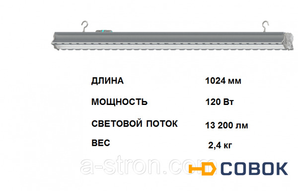 Фото Промышленный светодиодный светильник L-industry 120 Turbine