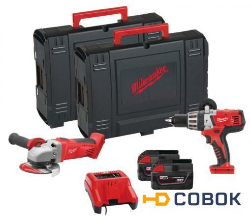 Фото Milwaukee HD28 Pack H-502X Набор аккумуляторных инструментов