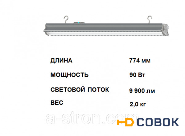 Фото Промышленный светодиодный светильник L-industry 90 Turbine