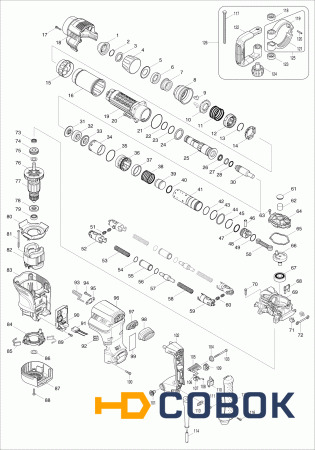 Фото Прокладка картера MAKITA HM1111C