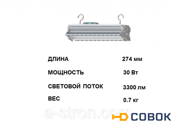 Фото Промышленный светодиодный светильник L-industry 30 Turbine