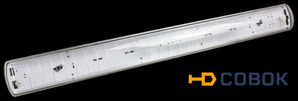 Фото Светильник герметичный под светодиодную лампу ССП-456 2х18Вт 160-260В LED-Т8R/G13 IP65 1200 мм