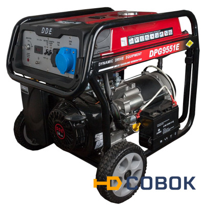 Фото Генератор бензиновый DDE DPG9551E