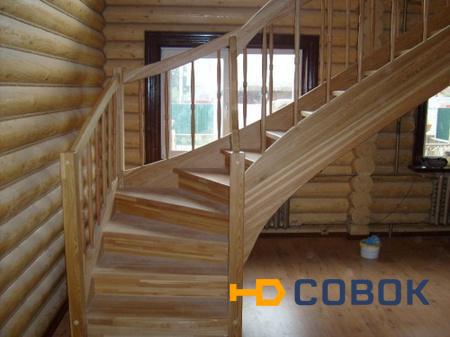 Фото Лестницы деревянные от производителя. Проектирование