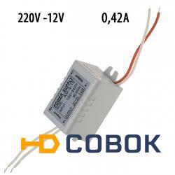 Фото Блок питания 220V AC / 12V DC 0,42A.