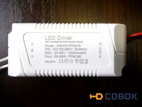 Фото Источники тока (драйвер) для мощных светодиодов AC/DC 1400 мА