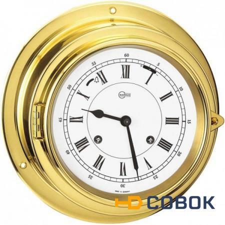 Фото Barigo Часы-иллюминатор механические Barigo Columbus 1641MS 220 x 70 мм из полированной латуни
