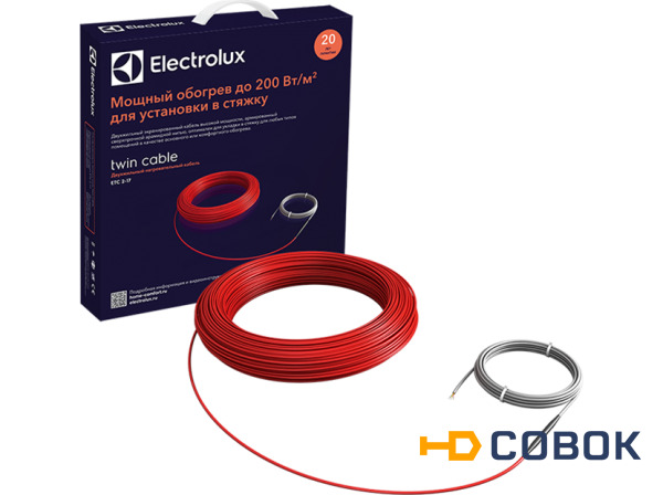 Фото Комплект теплого пола (кабель) Electrolux ETC 2-17-200